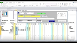 Dienstplaner in Excel VBA [upl. by Attenahs]