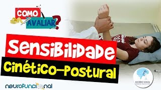 COMO AVALIAR SENSIBILIDADE PROFUNDA Avaliação CinéticoPostural [upl. by Lymann]