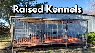 Professional Raised Dog Kennel build [upl. by Hanonew132]