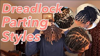 Dreadlock Part Styles  Things You Should Know Before Locking  dreadlockjourney tplocks [upl. by Ennayk]