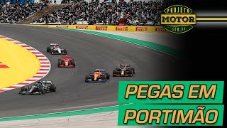 Pneus asfalto e temperatura entenda o louco começo do GP de Portugal de F1 [upl. by Geraldine933]