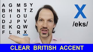 How To Pronounce The English Alphabet BRITISH PRONUNCIATION [upl. by Eibrab]