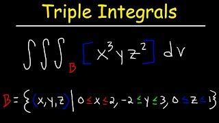 Triple Integrals  Calculus 3 [upl. by Alfredo]