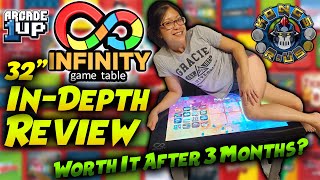 Arcade1Up 32quot Infinity Game Table InDepth Review [upl. by Atiekal]