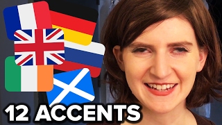 How To Do 12 Different Accents [upl. by Ardnot589]