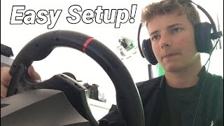 HOW TO SETUP AND GAMEPLAY FOR RWA RACING WHEEL [upl. by Edelson]