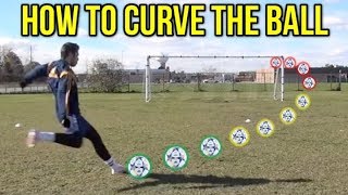 LEARN HOW TO CURVE THE BALL IN 2 MINUTES [upl. by Harding]