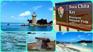 BISCAYNE NATIONAL PARK  BOCA CHITA KEY BOAT TOUR [upl. by Jar]