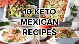 10 Keto Southwest Inspired Recipes LowCarb Mexican Food [upl. by Orly372]