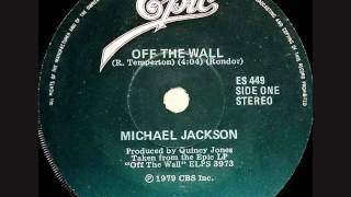 Michael Jackson  Off The Wall Dj quotSquot Rework [upl. by Onitnatsnoc]