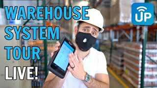 Live Tour of a Real Warehouse Management System  LaceUp WMS [upl. by Nyrhtac417]