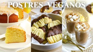 4 RECETAS DULCES  Veganas Fáciles que Calientan el Alma [upl. by Ainollopa]