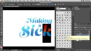 Using Glyphs in Photoshop [upl. by Eeleimaj886]