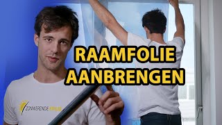 raamfolie aanbrengen uitleg [upl. by Heyman]