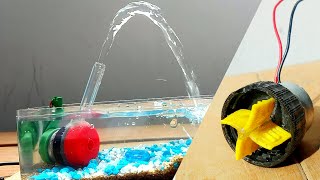 Como Hacer una Mini BOMBA DE AGUA para Fuente Fácil Sumergible [upl. by Eetsud]