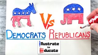 Democrats Vs Republicans  What is the difference between Democrats and Republicans [upl. by Balas111]