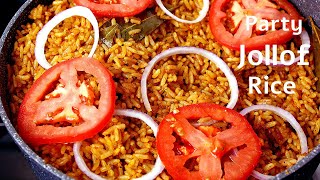 Jollof Rice recipe  Nigerian party jollof rice  Beginner Friendly [upl. by Winshell]