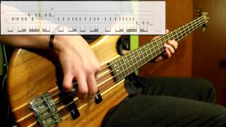 Stone Temple Pilots  Trippin On A Hole In A Paper Heart Bass Cover Play Along Tabs In Video [upl. by Anne]