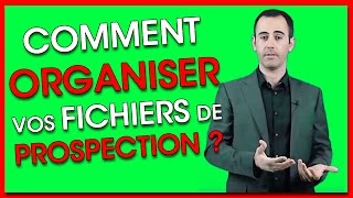 Prospection commerciale  Comment créer un FICHIER CLIENT et organiser son CRM [upl. by Cammie]