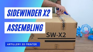 Artillery Sidewinder X2 Unboxing amp Assembly [upl. by Nnyrb39]