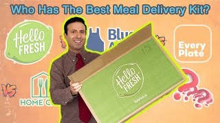 BEST MEAL KIT DELIVERY SERVICE HONEST REVIEW  Hello Fresh Blue Apron Home Chef EveryPlate [upl. by Esenwahs461]