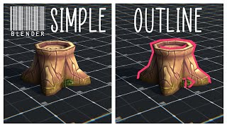 Simple Outline Tutorial  Blender [upl. by Lexy]