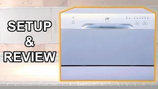 SPT Countertop Dishwasher Setup amp Review  For Small Kitchens [upl. by Ingaborg]