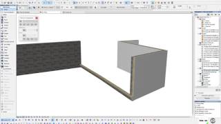 ARCHICAD LOUTIL MUR PART 1 [upl. by Jobi]