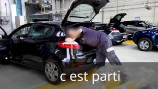 Tuto demontage feux ar Renault Megane 3Disassembly rear light renault megane 3 [upl. by Hultin]