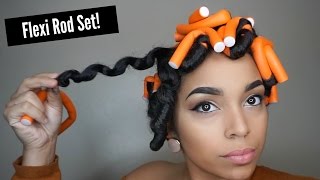 How To Flexi Rod Set  Natural Hair [upl. by Rahcir]