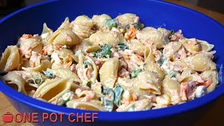 Ultimate Creamy Pasta Salad  One Pot Chef [upl. by Clifton]