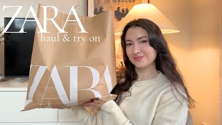 Zara Haul amp Try On [upl. by Ettecul]