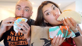 TACO BELL • EAT WITH US  MUKBANG [upl. by Anrak]