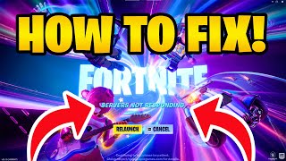 Why Are Fortnite Servers Down How to Fix Fortnite Servers Not Responding [upl. by Alena]