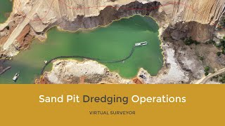 Sand Pit Dredging Operations [upl. by Coombs]