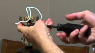 How to Install a 3 Way Lamp Socket [upl. by Nodnerb]