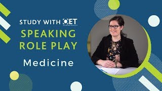 OET Speaking Role Play Medicine FULL SUBTEST [upl. by Nanek]