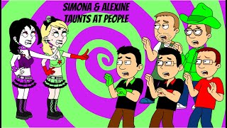 Simona amp Alexine Taunts at PeopleGrounded [upl. by Laitselec]