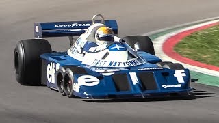 Legendary 6wheeled 1977 Tyrrell P34 F1 Car at Imola Circuit [upl. by Joan]