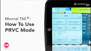 Monnal T60 How To Use PRVC Ventilation Mode  S02E01 [upl. by Sheedy]