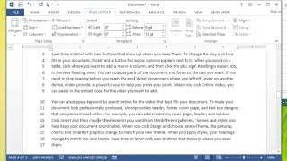 Microsoft Word  Adding Line Numbers [upl. by Calise305]