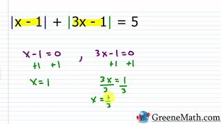 Solving Advanced Absolute Value Equations [upl. by Tomlinson]