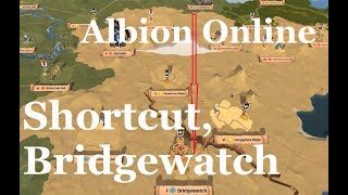 Albion Online  Caerleon to Bridgewatch fast almost safely [upl. by Nahaj436]