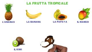 LA FRUTTA lessico italiano [upl. by Adyaj942]