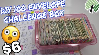 DIY MINI CASH ENVELOPES FOR 6 SAVINGS CHALLENGE BOX  NO LAMINATOR REQUIRED  DOLLAR TREE ITEMS [upl. by Okram]