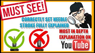 How To Correctly Set A Tattoo Needle amp STROKE Fully Explained [upl. by Salchunas]