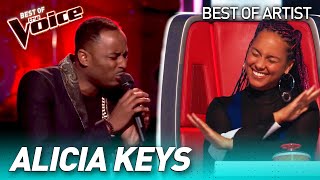 Fantastic ALICIA KEYS covers in The Voice [upl. by Nav]