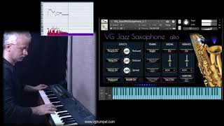 VG Jazz Alto Saxophone sample library for Native Instruments Kontakt Woodwind and brass vst nki wav [upl. by Gnohp]