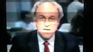 Crash of 1987 Live news reports of Stock Market Crash [upl. by Dearman]