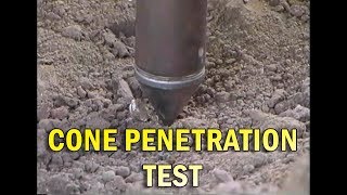 Cone Penetration Test2001 [upl. by Anastatius]